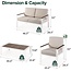 ZINUS Dillon Aluminum and Poly Lumber Outdoor 4 Piece Conversation Set / Patio Furniture Set / Weather Resistant and Rust Proof / Easy Assembly, White