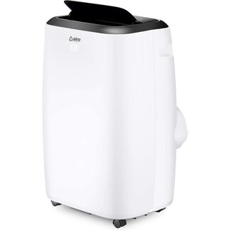 Airo Comfort Portable Air Conditioner 8,000 BTU With Built-In Dehumidifier & Fan Modes, Room Cooling Up to 200 Square Feet, Quiet Operation, LED Display, Included Installation Kit and Remote Control
