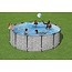 Bestway 5619GE Pro MAX Above Ground, 14ft x 48in | Steel Frame Round Pool Set | No Tools Required, Grey Stone