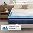 EEN EEN SLEEP King Size Mattress (Upgrade Strengthen) 12 Inch Hybrid Mattress King in a Box, King Mattress Made of Memory Foam and Individual Pocketed Springs, Strong Edge Support, Firm