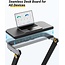 UREVO Treadmill with Desk, 3 in 1 Foldable Treadmill with Removable Desk, Install Free Under Desk Treadmill, 3HP Powerful Desk Treadmill for Office with Remote, Folding Treadmill in 2s Folding