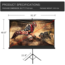 VIVOHOME 100 Inch Foldable Projector Screen with Adjustable Tripod Stand, Indoor Outdoor Projection Screen, 4K HD 16: 9 Wrinkle-Free