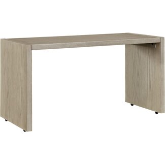 Signature Design by Ashley Dalenville Modern Over Ottoman Table, Light Brown Wood Finish