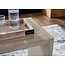Signature Design by Ashley Dalenville Modern Over Ottoman Table, Light Brown Wood Finish