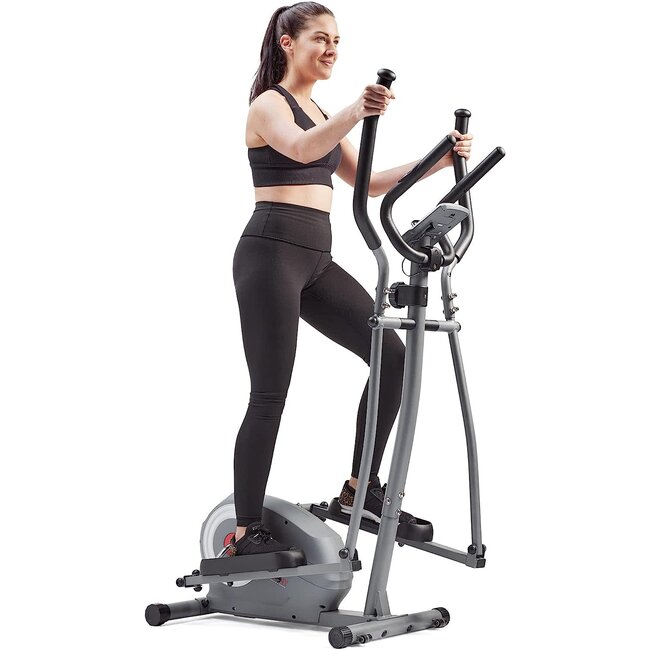 Sunny Health & Fitness Elliptical Machine Cross Trainer with Optional Exclusive SunnyFit App Enhanced Bluetooth Connectivity SF-E322002