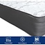 Treaton 14-Inch Firm Double Sided Tight top Innerspring Mattress and 8" Wood Traditional Box Spring/Foundation Set, Queen, Mink