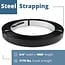 IDL Packaging 3/4" x .020" x 1860' Regular-Duty Steel Strapping Coil (1770 lbs Break Strength) - Painted and Waxed - Superior Cut-Resistance - Metal Straps for Pallet Banding, Extra-Heavyweight Loads