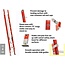 Louisville Ladder FE3236 Fiberlass Step Ladder 300-Pound Duty Rating, 36-Foot, Orange