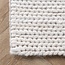 nuLOOM Penelope Braided Wool Area Rug, 5x8, Off-white