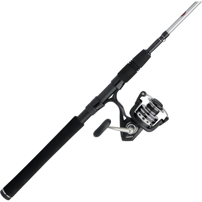 PENN 7’ Pursuit IV 2-Piece Fishing Rod and Reel (Size 4000) Inshore Spinning Combos, 7’, 1 Graphite Composite Fishing Rod with 5 Reel, Durable and Lightweight, Black/Silver