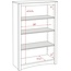 Prepac Home Office 4-Shelf Standard Bookcase, 31.5 in. W x 48 in. H x 13 in. D, White