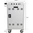 31+4 Devices Mobile Charging Cart, Laptop and Tablet Storage Cart, Locking Charging Station Storage Cabinet for Tablets Chromebooks Laptops Computer Charging Cabinet with Cord Management