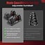 Adjustable Dumbbell 55LB Single Dumbbell 5 in 1 Free Weight Dumbbell with Anti-Slip Metal Handle, Perfect for Full Body Workout Fitness