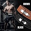 ARD CHAMPS 10MM Weight Power Lifting Leather Lever Pro Belt Gym Training Black (Medium)