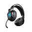 ROCCAT Elo 7.1 Air PC Wireless Gaming Headset, Surround Sound Headphones with Detachable Noise Cancelling Microphone, 50mm Drivers, 24 Hr Battery Life, RGB Lighting, Black