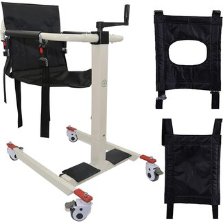 Car Lifts for Wheelchairs Portable Patient Lift Multifunctional Elderly Disabled Full Body Patient Transfer Lifter with Padded Seat - Use in Hospital, Lift Wheelchair for Home