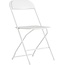 Flash Furniture Hercules Series Plastic Folding Chair - White - 650LB Weight Capacity Comfortable Event Chair - Lightweight Folding Chair