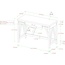 Walker Edison Rustic Farmhouse Wood Computer Writing Desk Home Office Workstation Small, 46 Inch, Grey