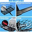 KAIRAY 500 Lbs Heavy Duty Hitch Mount Cargo Carrier 60"x24"x14.4" Folding Rear Luggage Rack Basket Fits 2" Receiver for Car SUV Camping Traveling with Stablizer Waterproof Bag Net Ratchet Straps Lock