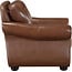 Lexicon Guthrie Leather Match Living Room Sofa, Camel Brown