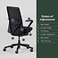 Branch Verve Chair - High Performance Executive Office Chair with Contoured Seat Back and Adjustable Lumbar Rest - High Density Foam Cushion with Aluminum Base - Up to 275 lbs - Galaxy