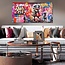 CIRABKY Colorful Canvas Wall-Art - Graffiti Art Wall Decor for Living Room - Boy and Girl Print Big Painting Size 30" x 60"