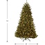 National Tree Company Pre-Lit Artificial Full Christmas Tree, Green, Dunhill Fir, White Lights, Includes Stand, 7.5 Feet