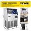 VEVOR Commercial Ice Maker Machine, 120-130LBS/24H with 33LBS Bin, Stainless Steel Automatic Operation Commercial Ice Maker for Home Bar Restaurant, Include Water Filter, Scoop, Connection Hose