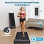 COZYINN Incline Walking Pad Treadmill: 2.5HP Under Desk Walking Pad for Home Office with 300lbs Capacity - Quiet Portable Treadmills with LED Screen Remote Control ZWIFT KINOMAP WELLFIT APP Control