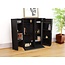 Prepac Locking Media Storage Cabinet with Shaker Doors Storage Cabinet, Black