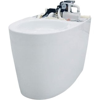 TOTO CT989CUMFG#01 NEOREST Dual Flush 1.0 or 0.8 GPF Elongated Toilet Bowl for AH and RH, White-CT989CUMFG, Cotton White
