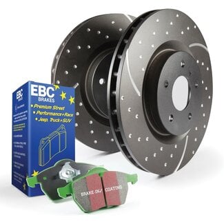 EBC S3KR1096 Stage-3 Truck and SUV Brake Kit, BLACK