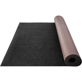 Happybuy Marine Carpet, 6 ft x 29.5 ft Charcoal Black Marine Grade Boat Carpet, Marine Carpeting with Soft Cut Pile and Water-Proof TPR Backing, Carpet Roll for Home, Patio, Porch, Deck