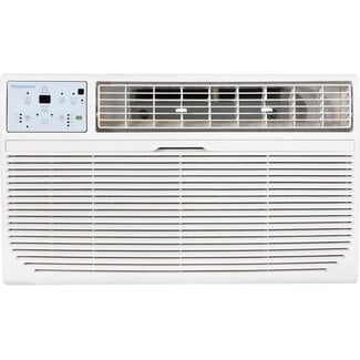 Keystone High Efficiency 8,000 BTU 115V Wall Mounted Air Conditioner with Supplemental Heat and Dehumidifier Function, Quiet Wall AC with Remote Control for Small & Medium Sized Rooms up to 350 Sq.Ft.