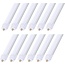 ONLYLUX 8ft LED Bulbs,12 Pack 96" 45W FA8 Single Pin LED Tube Lights 5400LM, 6000k, Milky Cover, F96T12 Bulb Fluorescent Replacement, Ballast Bypass