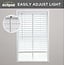 Eclipse 2" Premium Vinyl Blinds for Light Filtering & Privacy, Durable Room Darkening Blinds for Home or Office, Tested and Certified Child Safe Cordless Vinyl Blinds - White, 64 W x 64 L