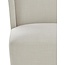 KISLOT Modern Dining Chairs with Casters Upholstered Wingback Single Sofa for Bedroom Waiting Room Kitchen Diningroom, 33.9''H, Linen