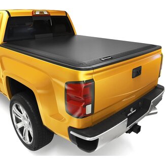 YITAMOTOR Soft Tri-Fold Truck Bed Tonneau Cover Compatible with 2014-2018 Chevy Silverado/ GMC Sierra 1500, Fleetside 5.8 ft Bed