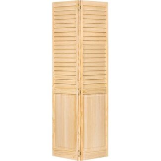 Closet Door, Bi-fold, Louver Panel Plantation (24x80)