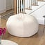 Flash Furniture Oversized Bean Bag Chair for Kids and Adults, Set of 1, Natural Sherpa