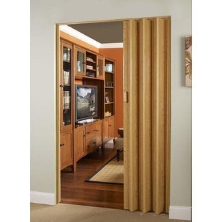 Spectrum 32 in. x 80 in. Oakmont Vinyl Oak Accordion Door