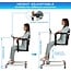 Patient Lift for Home Wheelchair Lift Transfer Chair, Portable Car Lift Bedside Commode Chair Steel Lift Aid, Adjustable Height Bathroom Wheelchair for Caregivers Elderly Living (Without Bedpan)