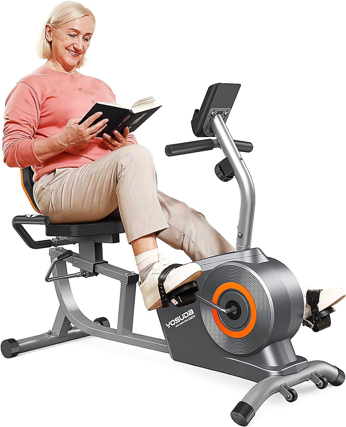 YOSUDA Recumbent Exercise Bike for Adults Seniors with Quick Adjust Seat 350LB Capacity 16 level Resistance Amazing Bargains USA Buffalo NY