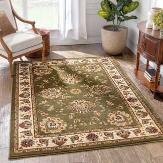 Well Woven Madison Shag Plain Green Modern Solid Area Rug  ⁠9 ft 3 in x 12 ft 6 in