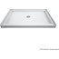 DreamLine SlimLine 34 in. D x 42 in. W x 2 3/4 in. H Center Drain Single Threshold Shower Base in White, DLT-1134420
