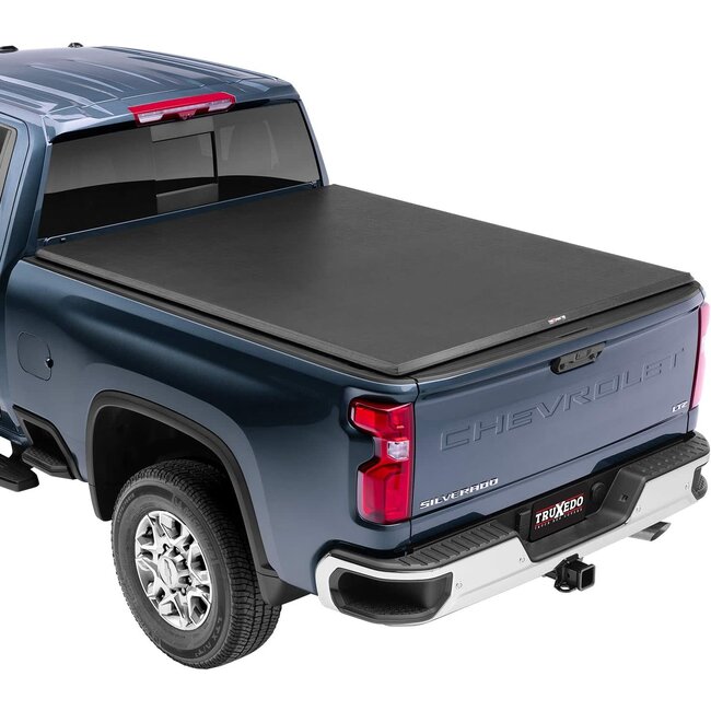 RealTruck TruXedo TruXport Soft Roll Up Truck Bed Tonneau Cover | 272201 | Fits 2014 - 2018, 2019 Limited/Legacy Chevy/GMC Silverado/Sierra 1500, 2015-19 2500/3500HD 8' 2" Bed (97.8")