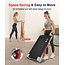 Redliro Walking Pad Treadmill with 6% Incline, Under Desk Treadmill 350+ lb Capacity Portable for Home & Office, Compact Mini Jogging Machine for Small Space Installation-Free with Remote Control