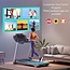 Rhythm Fun Folding Treadmill with Incline 3.5hp Electric Motorized Treadmill Shock-Absorbing Quiet Foldable Treadmill with Speaker, for Home Office Gym,Sliver