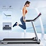 Rhythm Fun Folding Treadmill with Incline 3.5hp Electric Motorized Treadmill Shock-Absorbing Quiet Foldable Treadmill with Speaker, for Home Office Gym,Sliver