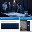 Strongbird Room Partition,Office Divider,Portable Commercial Screen Dividers,Privacy Partition Separator,Classroom School Dividers, 6'4"(L)* 6'7"(H),3 Panel,Blue